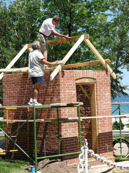 images/Oil_House/12 - Framing in roof.jpg
